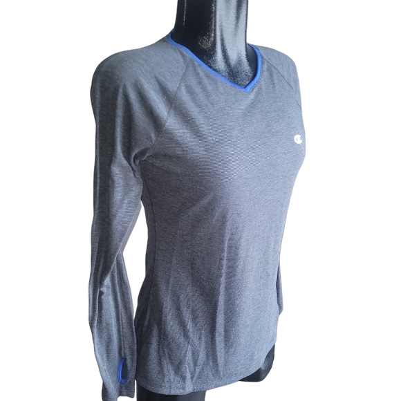 Champion Dark Grey Activewear Long Sleeve Top M - Picture 3 of 8